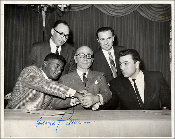 Floyd Patterson Signed Original Wire Photograph
