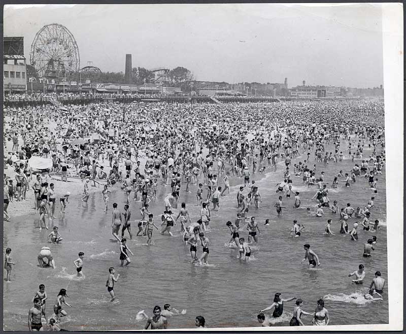 Coney Island Original Wire Photograph