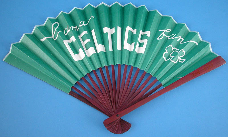 1950s Vintage Boston Celtics Souvenir Fan
