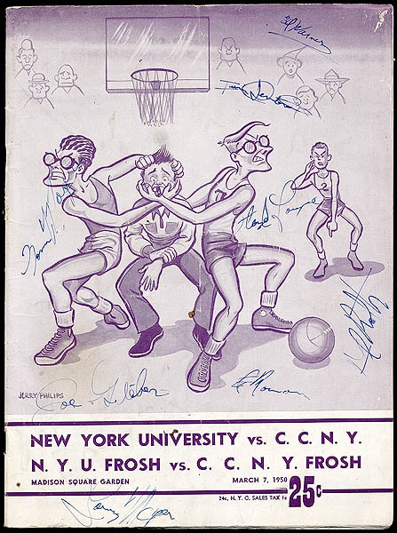 1950 New York University vs. C.C.N.Y. College Basketball Program
