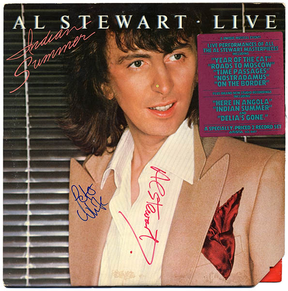 Al Stewart and Peter White Signed Album