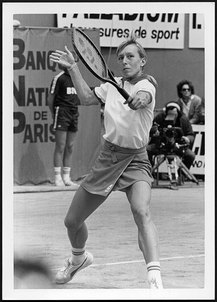 Martina Navratilova 1983 French Open Original Photograph