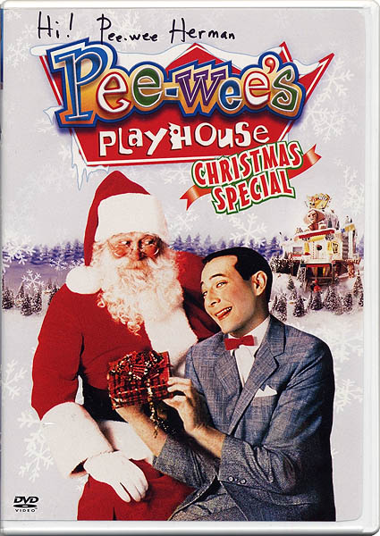 Pee-wee Herman Signed Playhouse Christmas Special DVD