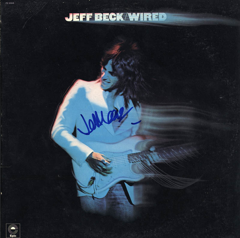 Jeff Beck Signed Wired Album