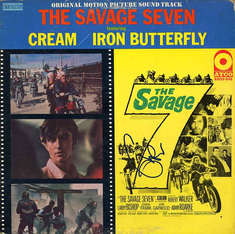 Eric Clapton Signed The Savage Seven Album