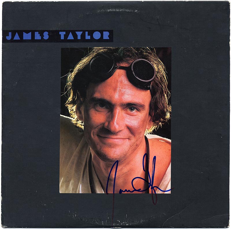 James Taylor Signed Dad Loves His Work Album