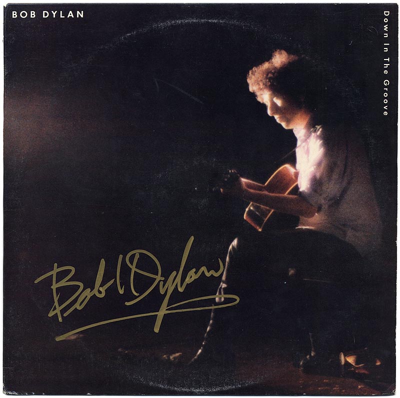 Bob Dylan Signed Down in the Groove Album