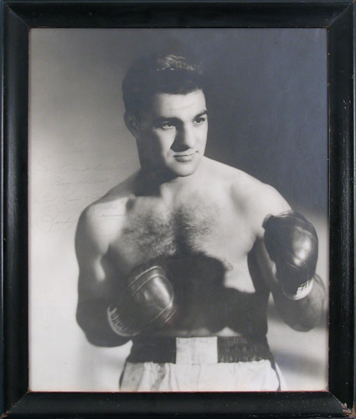 Marciano Secretarial Signed & Inscribed From one Champ to Another  Original Photograph