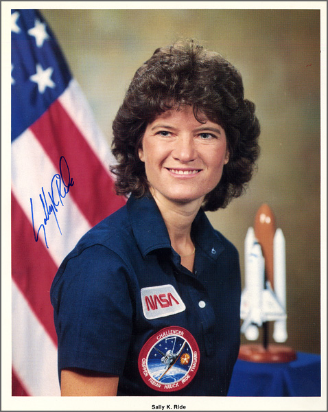 Astronaut Sally K. Ride Signed Official NASA Photograph