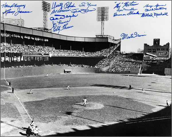 New York Giants Oversize Polo Grounds Photograph Signed by 16