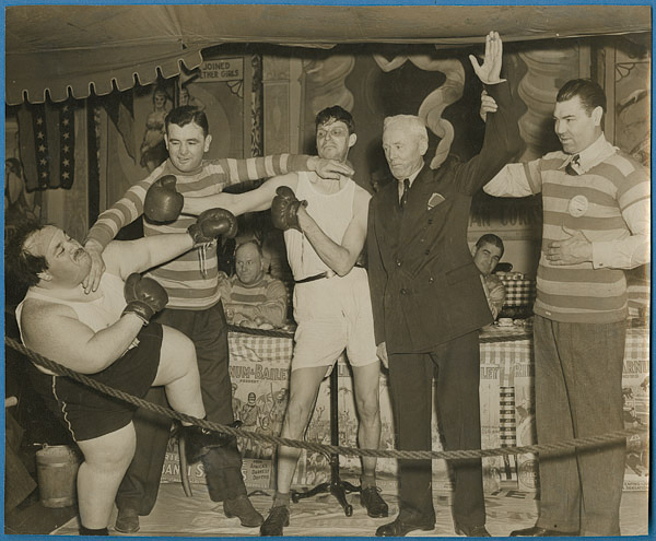 James Braddock & Jack Dempsey At the Circus Original Photograph