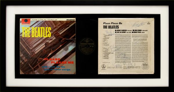 The Beatles & Brian Epstein Signed “Please Please Me” Album