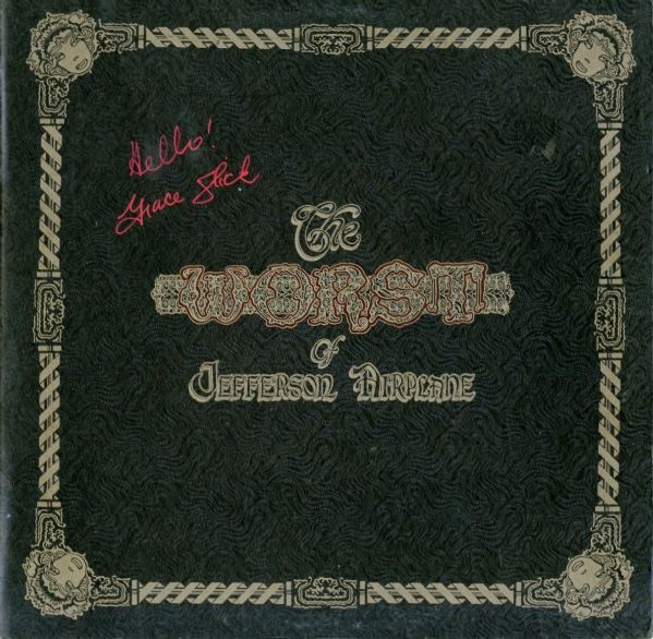 Grace Slick Signed The Worst of Jefferson Airplane Album