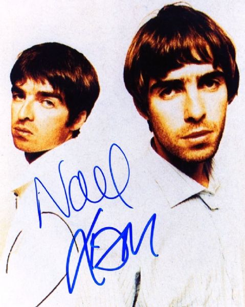 Oasis Signed Photograph