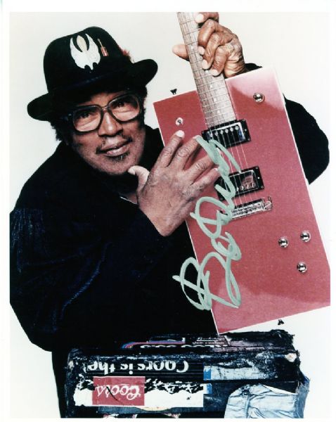 Bo Diddley Signed Photograph