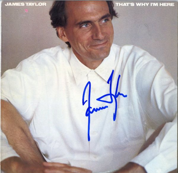 James Taylor Signed That's Why I'm Here Album