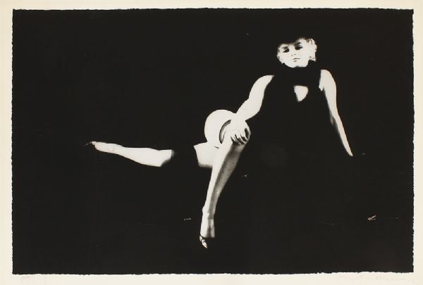Marilyn Monroe Silkscreen Signed by Photographer Milton Greene (46 X 36)