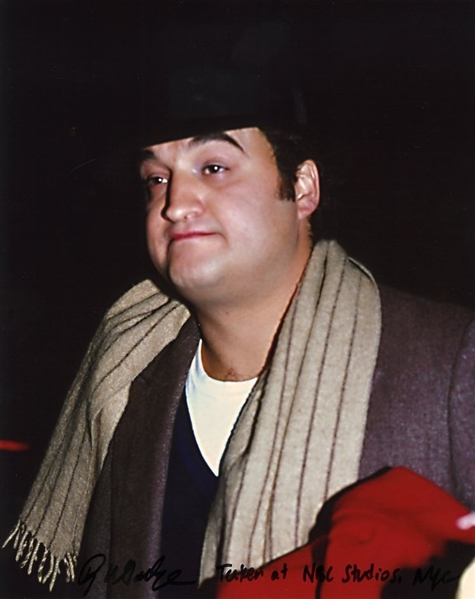 John Belushi Original Ross Gadye Photograph Signed by Photographer