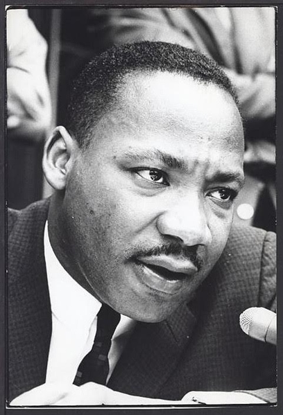 1960's Martin Luther King Original Oversize Photograph (9 X 13)
