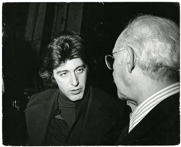 Lee Strasberg & Al Pacino Original Press Photograph