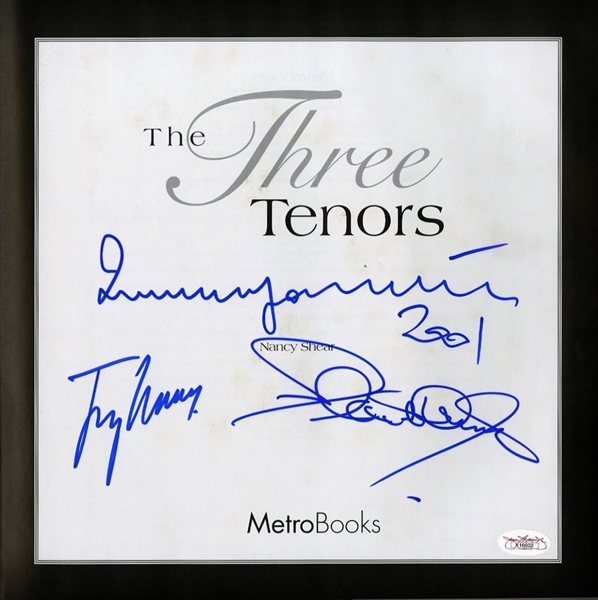 The Three Tenors Book Signed By Pavarotti, Domingo and Carreras 