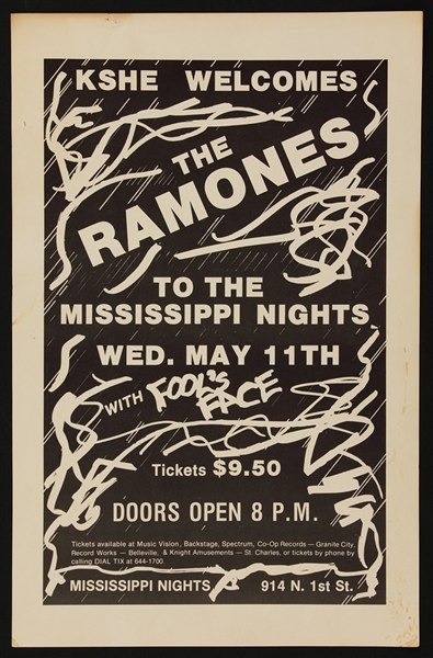 Ramones Original Concert Poster (1983)