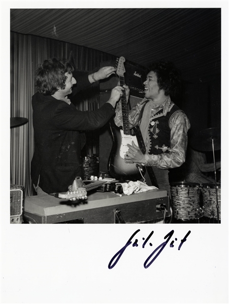 Jimi Hendrix Original Photograph Signed by Photographer