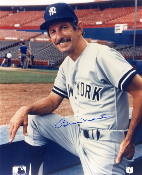 Billy Martin Signed Photograph 