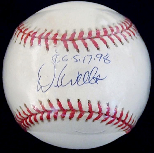 David Wells Inscribed “P.G. 5-17-98” Official American League Baseball