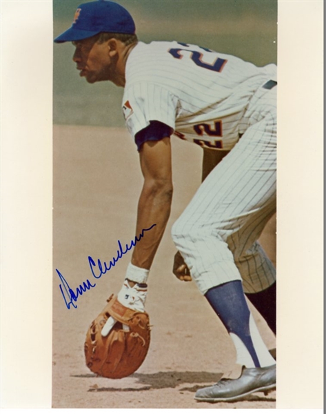 Don Clendenon Signed (NY Mets) Photograph