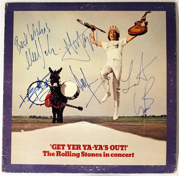 Rolling Stones Signed Get Yer Ya-Ya's Out! Album