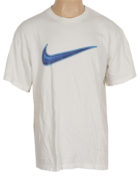 Michael Jackson Owned & Worn White Nike T-Shirt