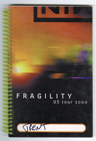Trent Reznor's Nine Inch Nails 2000 Fragility U.S. Tour Book
