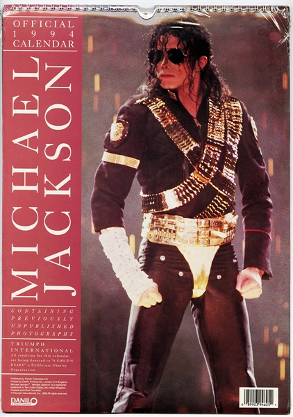 Michael Jackson Official 1994 Calendar