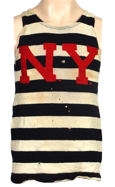 New York Whirlwinds Circa 1920's Vintage Basketball Jersey (Nat Holman)
