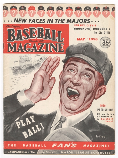1956 Baseball Magazine May Issue