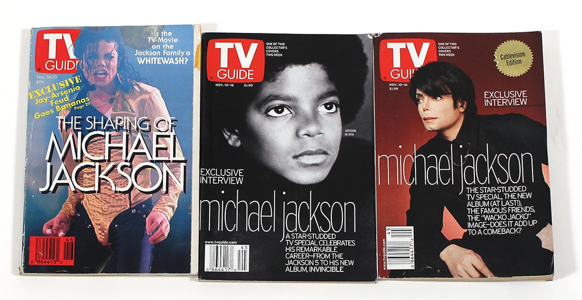 Michael Jackson Owned T.V. Guides